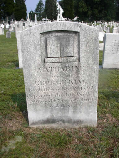 Catherine King headstone