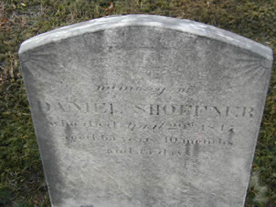 Daniel Shoffner headstone